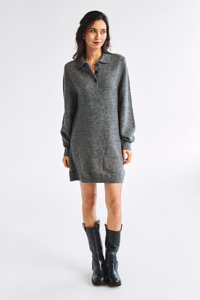 Jeni Knit Dress Grey