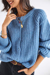 Jolene Cardigan Blue Haze