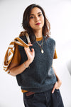 Josie Vest Dark Grey
