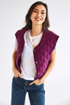 Babette Vest Bordeaux