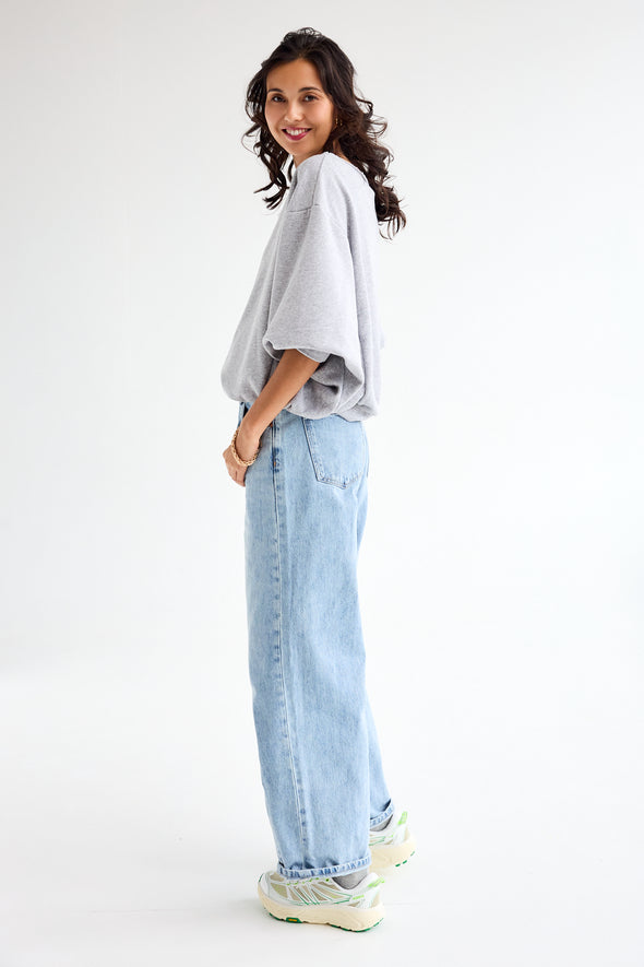 Daisy Day Sweater Grey
