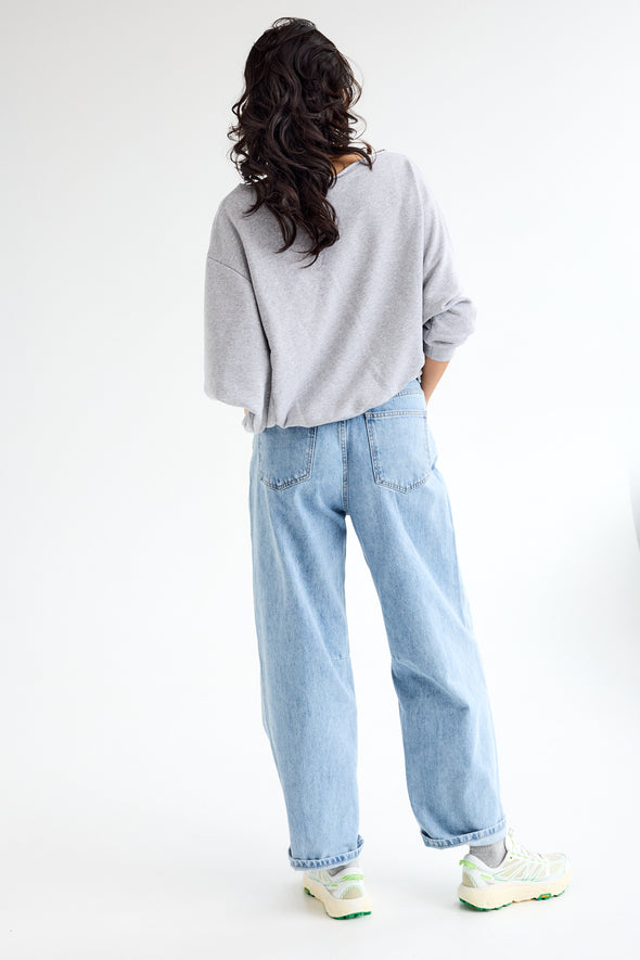 Daisy Day Sweater Grey