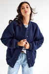 Clara Bomber Navy
