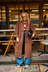 Ignacio Coat Fondue Fudge
