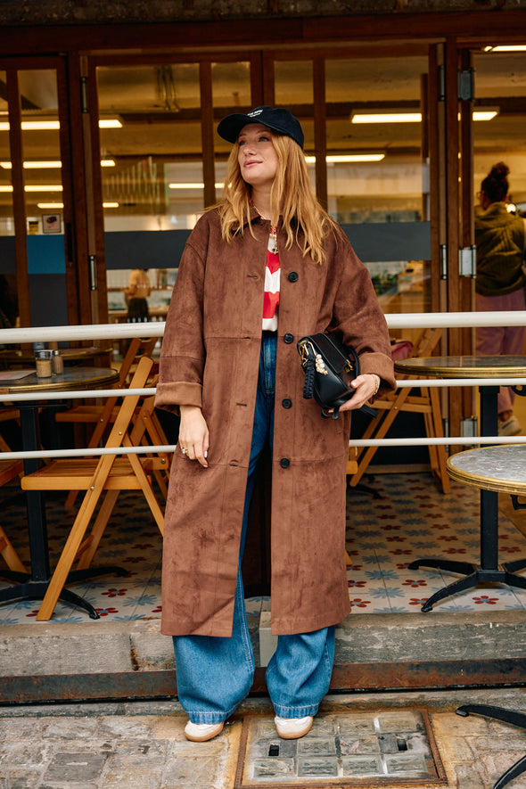 Ignacio Coat Fondue Fudge