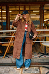 Ignacio Coat Fondue Fudge