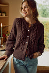 Lola Cardigan Marron