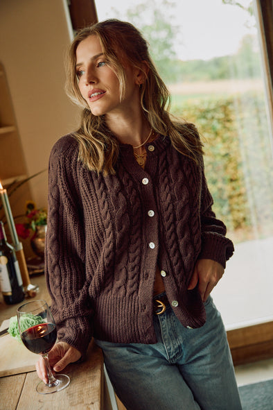 Lola Cardigan Marron