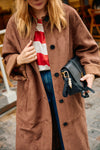 Ignacio Coat Fondue Fudge