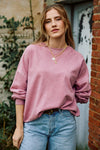 Diane Vintage Sweater Azalea