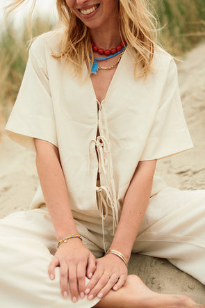 Natuk Boxy Tie Top Birch