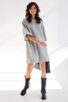 Mae Dress Grey Melange