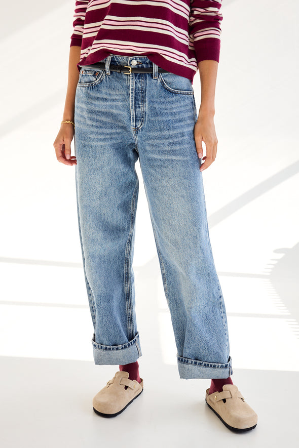 Marc Wide Denim Mid Blue