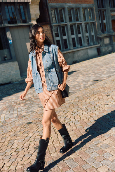 Fontella Dress Coffee Blush