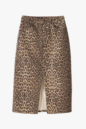 Judy Leopard Skirt