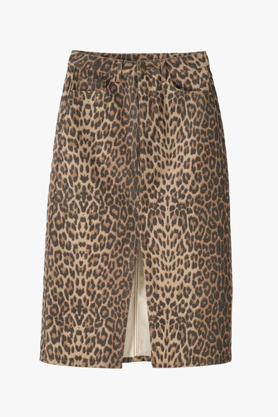 Judy Leopard Skirt