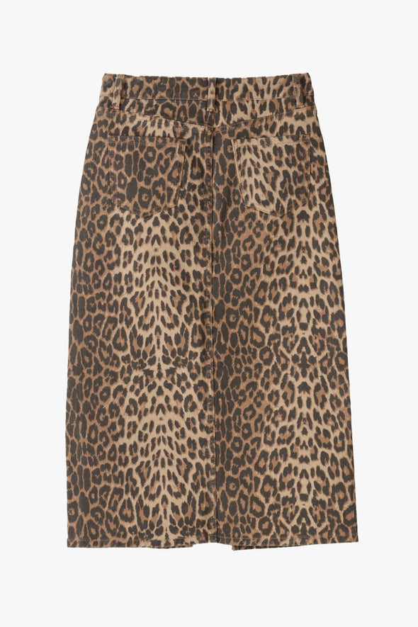 Judy Leopard Skirt