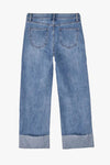 Maddie Denim Straight Cuffed Blue