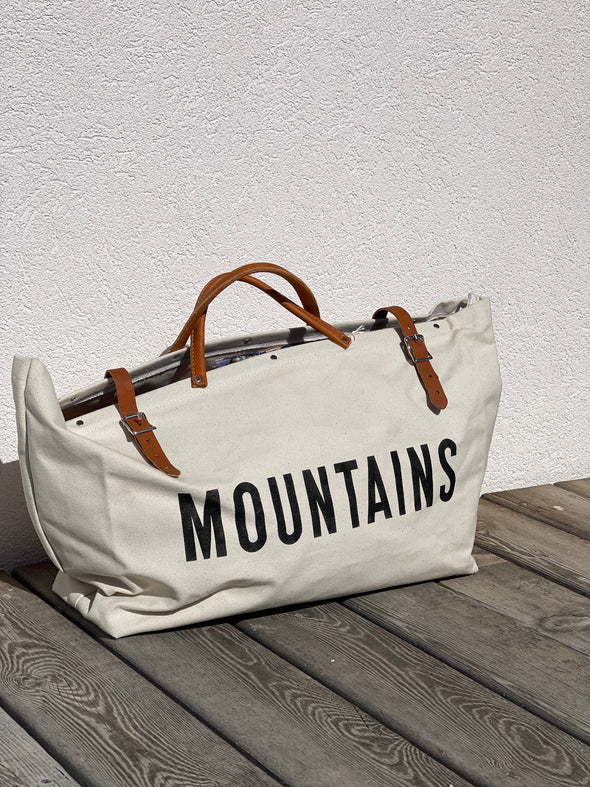 Mountains Canvas Utility Bag
