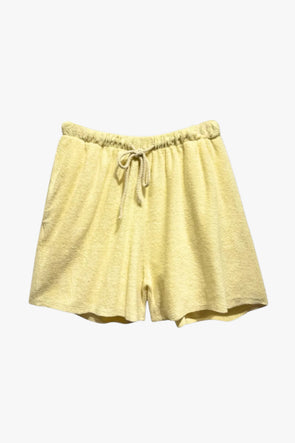 Lola Terry Shorts Butter Yellow