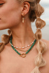 Seagreen Snake Necklace