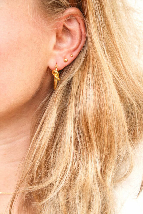 Dot Medium Earring Gold