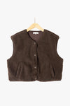 Billie Vest Brown