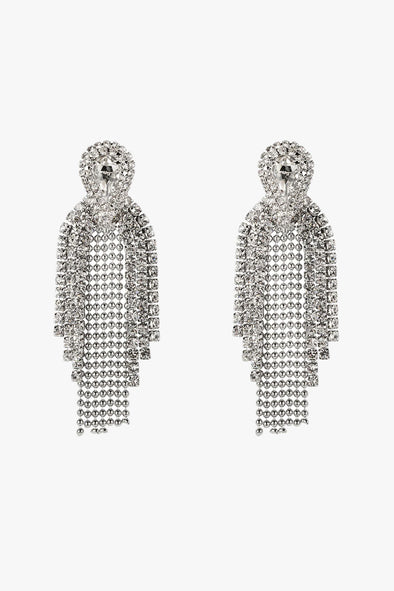 Fringe Earrings Silver