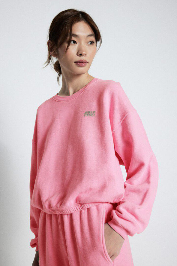 Izubird Cropped Sweat Vintage Rose
