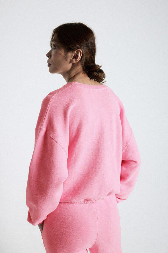 Izubird Cropped Sweat Vintage Rose