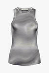 Jullie Stripe Top Navy