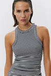 Jullie Stripe Top Navy