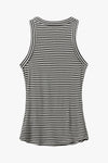 Jullie Top Dark Grey Stripe