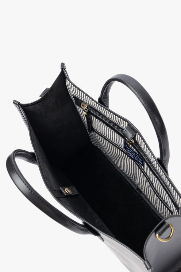 Jackie Classic Leather Bag Black