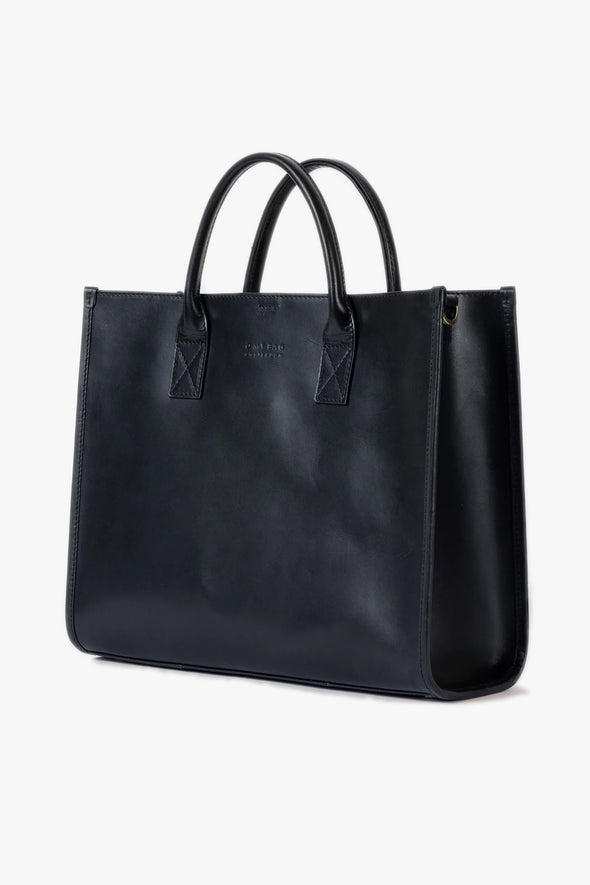 Jackie Classic Leather Bag Black