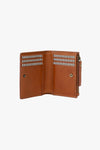 Jamie Wallet Cognac Classic Leather