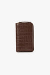 Jett Wallet Chocolate Croco Leather