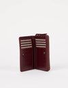 Jett Wallet Dark Cherry Croco