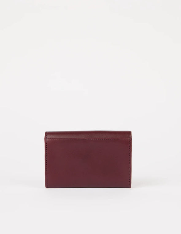 Jo's Purse Dark Cherry Classic Leather