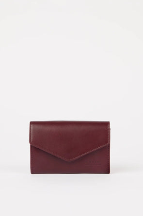 Jo's Purse Dark Cherry Classic Leather
