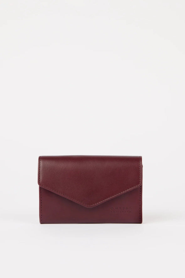 Jo's Purse Dark Cherry Classic Leather