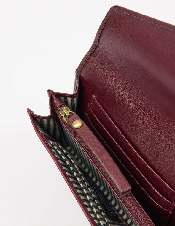 Jo's Purse Dark Cherry Classic Leather