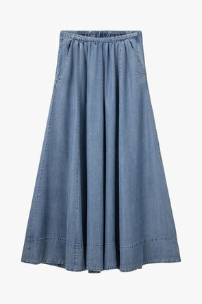Kattia Skirt Denim Blue