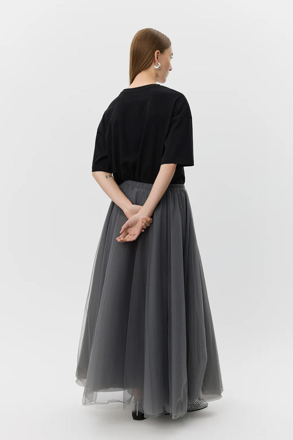 Kayla Skirt Stone Grey