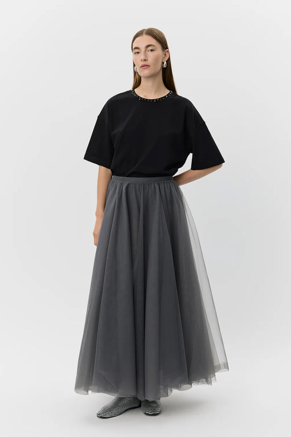 Kayla Skirt Stone Grey