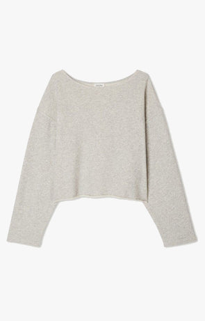 Kodytown Boatneck Sweater Grey Melange