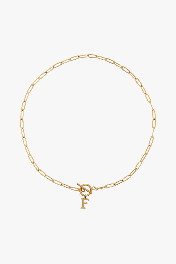 Initial Necklace Letter