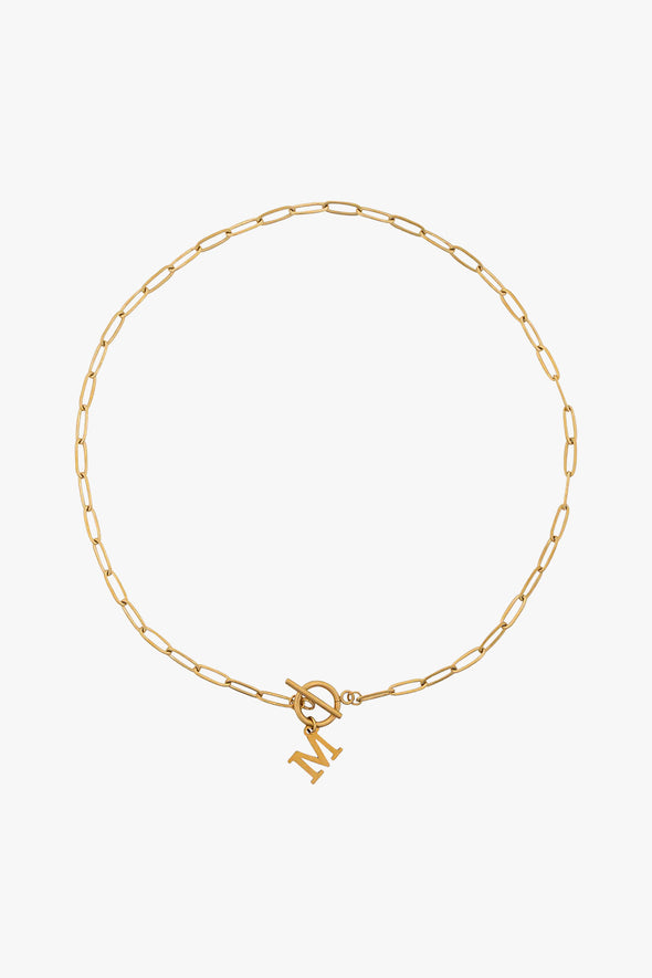 Initial Necklace Letter