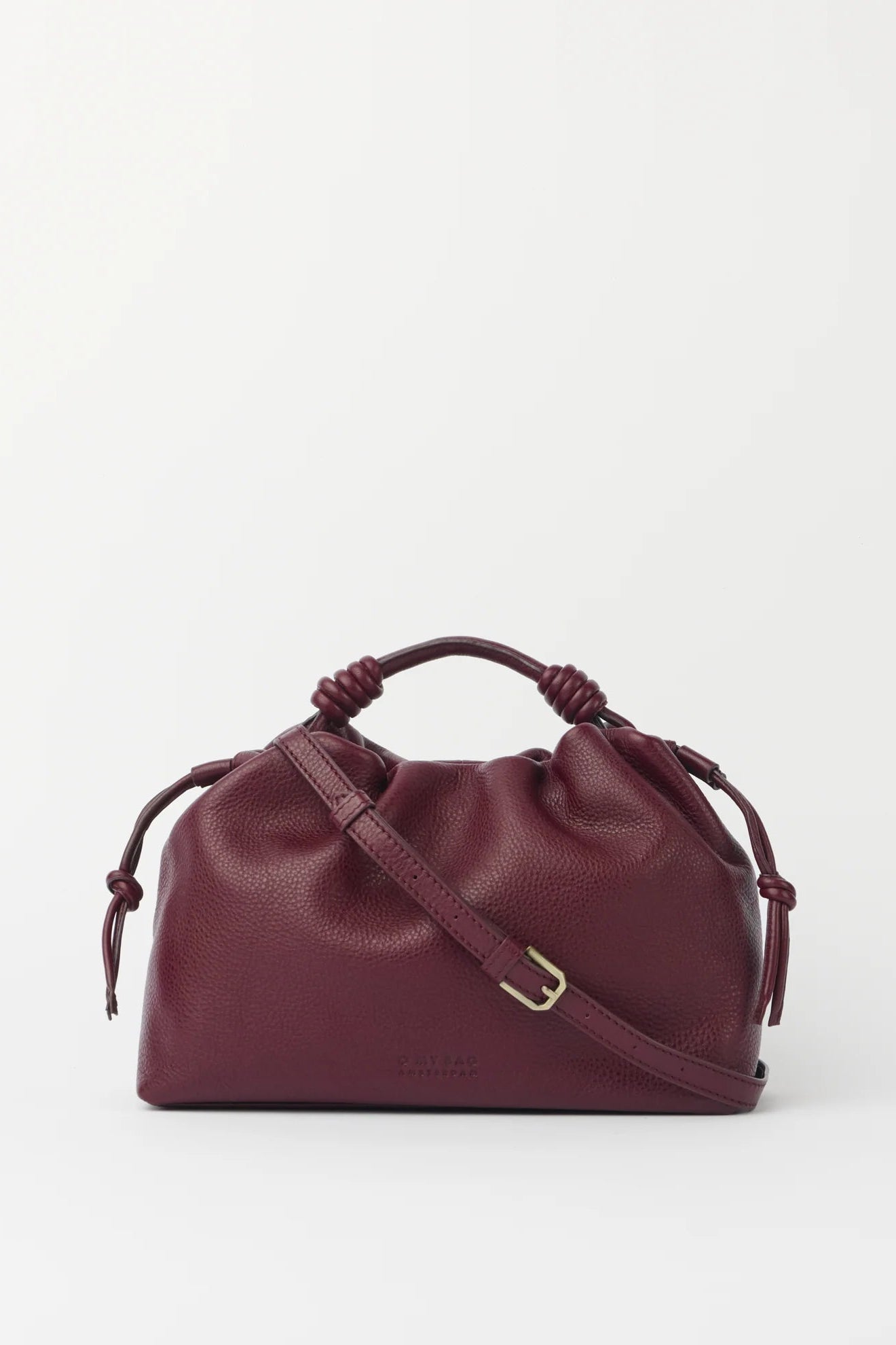 Kiki Midi Bag Dark Cherry Soft Grain Leather