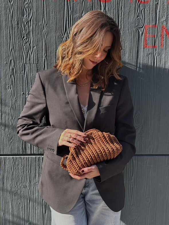 Kiki Clutch/ Make-Up Bag Caramel